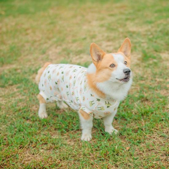 Haine pentru animale de companie Model de desene animate Salopetă pentru animale de companie Respirabilă Confortabilă din bumbac moale Pulover pentru câini Articole pentru animale de companie