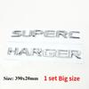 For Lexus LX570 Supercharger Car Rear Trunk Nameplate Letters Stickers Door Side Logo Badge Decals Emblem X5