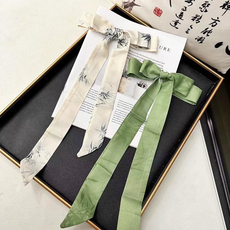 Women Casual Chinese Ink Painting Hair Band Headwear Scarves