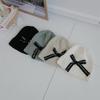 Women's Lettering Colorblock Ribbon Lovely Beanie for Fall