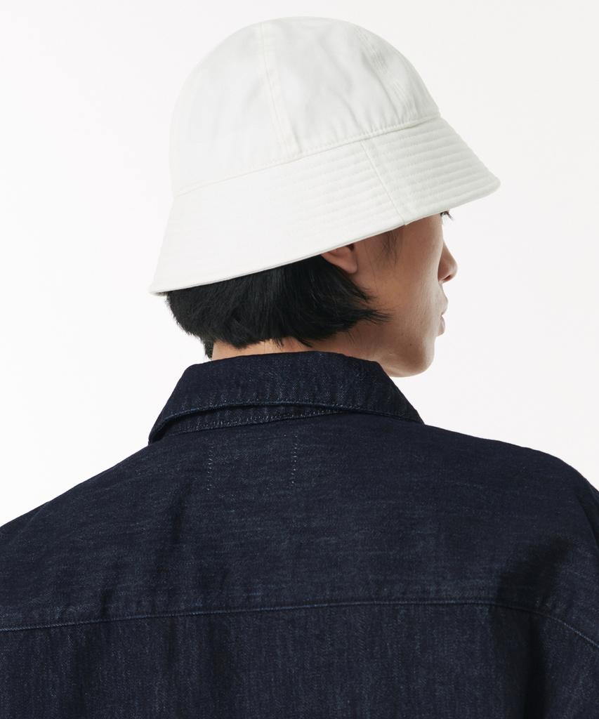 MUSINSA STANDARD Oversized Cotton Round Bucket Hat [Cream]