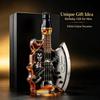 Nieuwigheid Bijl Gitaar Vorm Glazen Whiskey Decanteerfles Sterke Dranken Container Home Bar Display Cadeau Voor Heren Muziek Liefhebbers