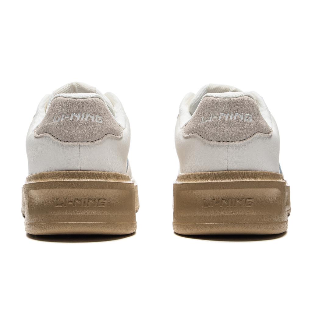 New LiNing Sky Cloud Anti Slip And Wear Resistant Breathable Low Top Skateboard Shoes Men's White AGCU319-4