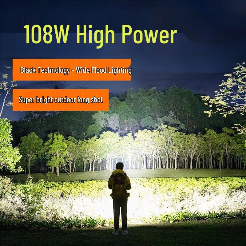 SupFire Portable Long-Range Rechargeable Searchlight