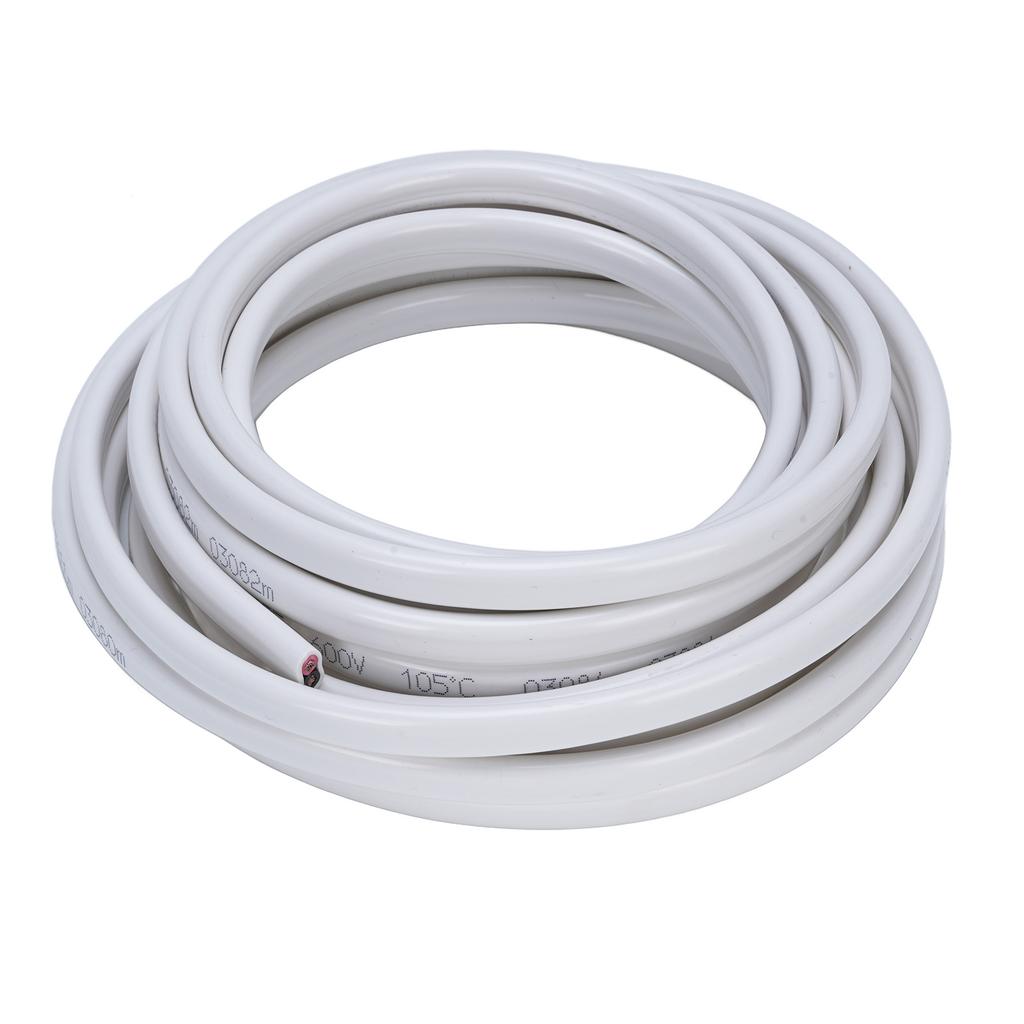 12 Gauge Marine Wire High Purity OFC Copper Wire 20ft 12 AWG 2 Core Insulated Stranded PVC Boat Electrical Wire 600V