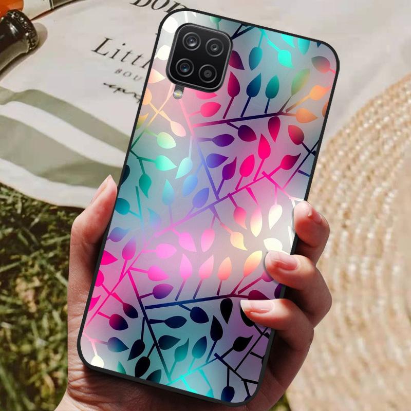 For Samsung Galaxy A12 Case Phone Cover Silicon Soft Back Cases For Samsung A12 Case Cat Fashion Bumper for Samsung A 12 Coque
