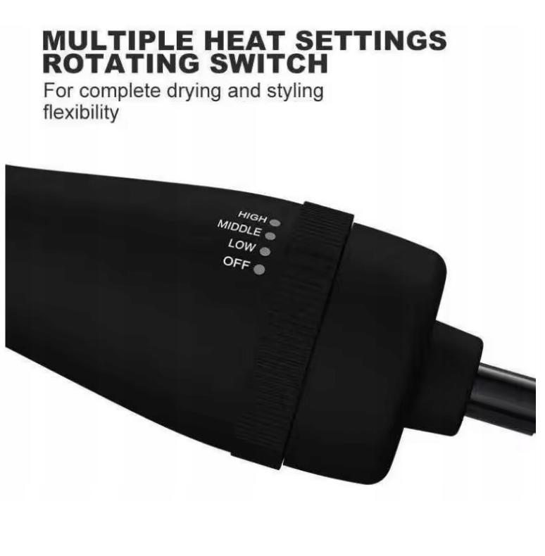 Women Hair Dryer Brush Hair Dryer Straightener Curler Massager 4 In 1 Rapid Warming One Step Volumizer Hot-Air Hair Brushes