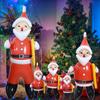 Gifts Garden Party Decor Happy New Year Santa Claus Doll Christmas Inflatable Toy Xmas Ornament