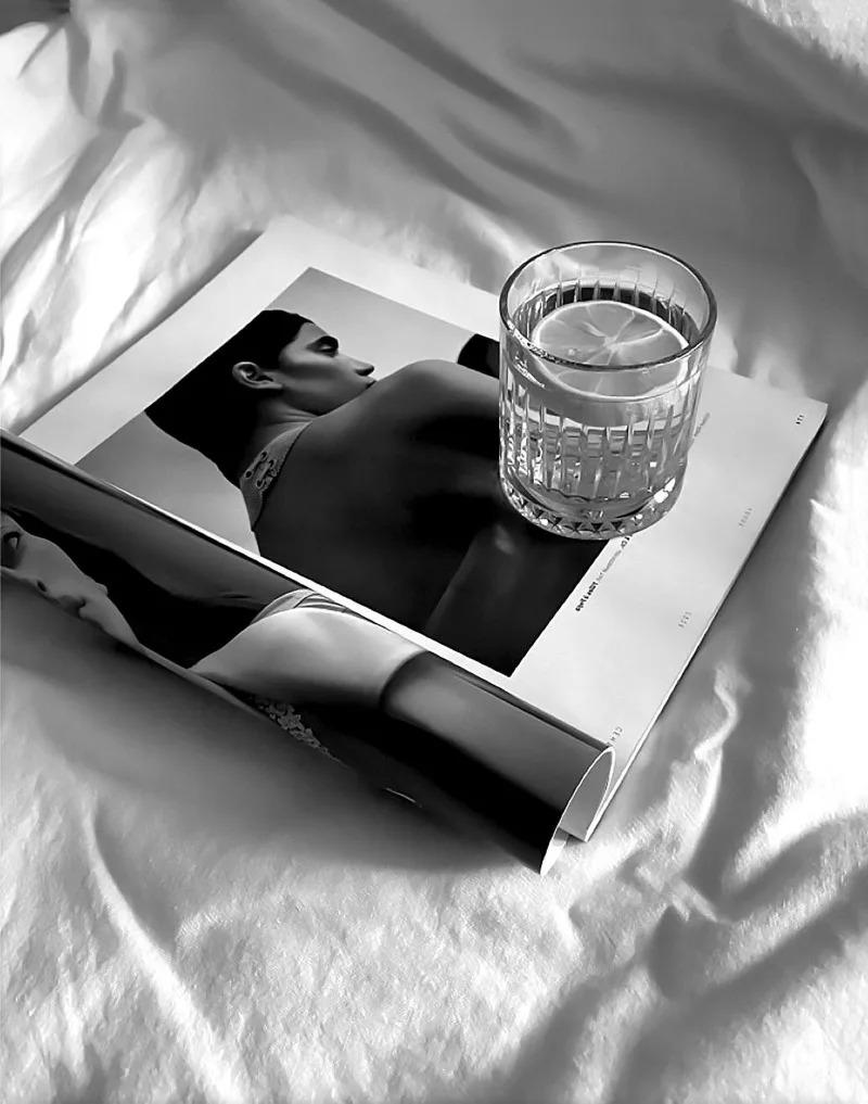 Modern Black White Fashion Women Doberman Spaniel Champagne Luxury Poster Canvas Paintings Wall Art Pictures Home Decor