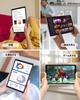Android 14 Tablet with SD Card 6000mAh Bluetooth Dual 1280 X 800 FHD IPS GMS Purple 10-inch Wi-Fi, 4GB+32GB+1TB Expansion, Storage, Quad-Core CPU,