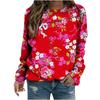 Ethnic Style Flower Sweatshirts Floral 3D Print Autumn Women Hoodies Long Sleeve Y2k Oversized Pullovers Tops Female Clothing