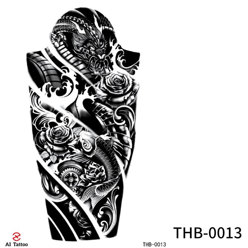 Beauty Sticker Half Arm Tattoo Sticker Waterproof Animal Small Fresh Tattoo Sticker