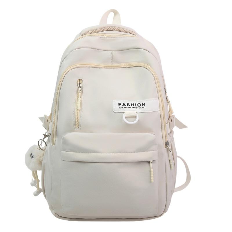 Schoolbag simple schoolbag male and female college students high school students large capacity backpack college style new Korean version couple
