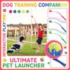 Hundebällewerfer Outdoor Trainingsspielzeug Interaktiver Apportier-Werfer Langlebiger Kunststoffgriff Große Reichweite Hundeball-Wurfstock für Haustier-Bewegung