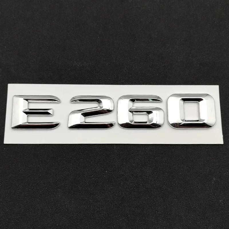 Car Trunk Letters Logo Emblem Badge Decals Sticker for Mercedes Benz E Class E200 E220 E230 E250 E260 E300 E350 E400 W212 W213