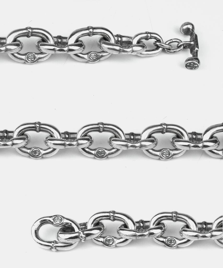 Sheen666 Anchor Silver Bracelet
