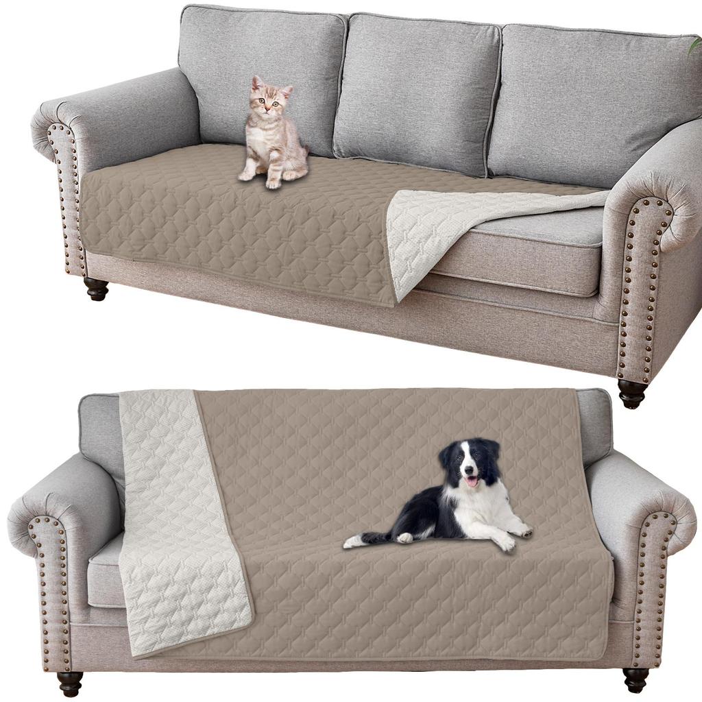 Waterproof Dog Bed Cover Pet Blanket for Bed Couch Sofa Reversible Sofa Slipcover L Shape Sofa Cover Sectional Couch Cover Chaise Loveseat Couch Cover