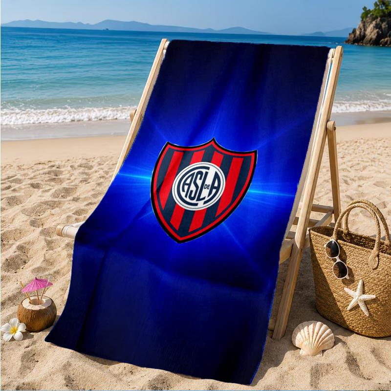 Club Atletico San Lorenzo  Beach Towel, Quick-drying, Easy To Care For, Suitable for Both Fitness and Beach Vacations,Sports Essential