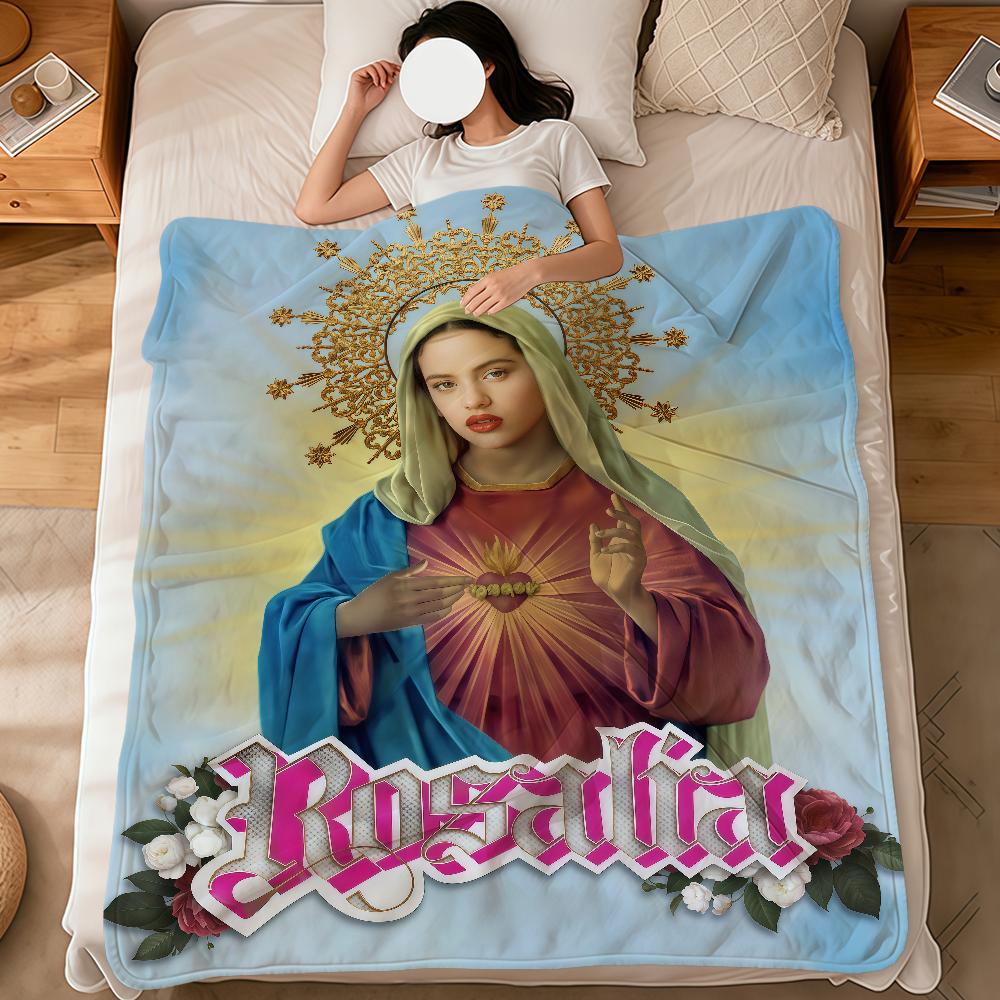 singer r-rosalia Lux Berghain fashion cool soft warm plush blanket dorm sofa living room pet hogar bedroom gift nap home Flannel