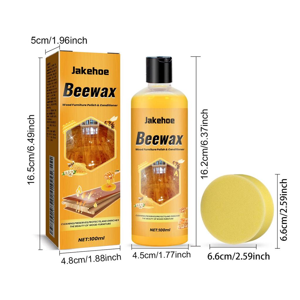 Bees Wax Furniture Polish And Cleaner Agent 100ml Natural Bees Waxing Furniture Polish Long Lasting