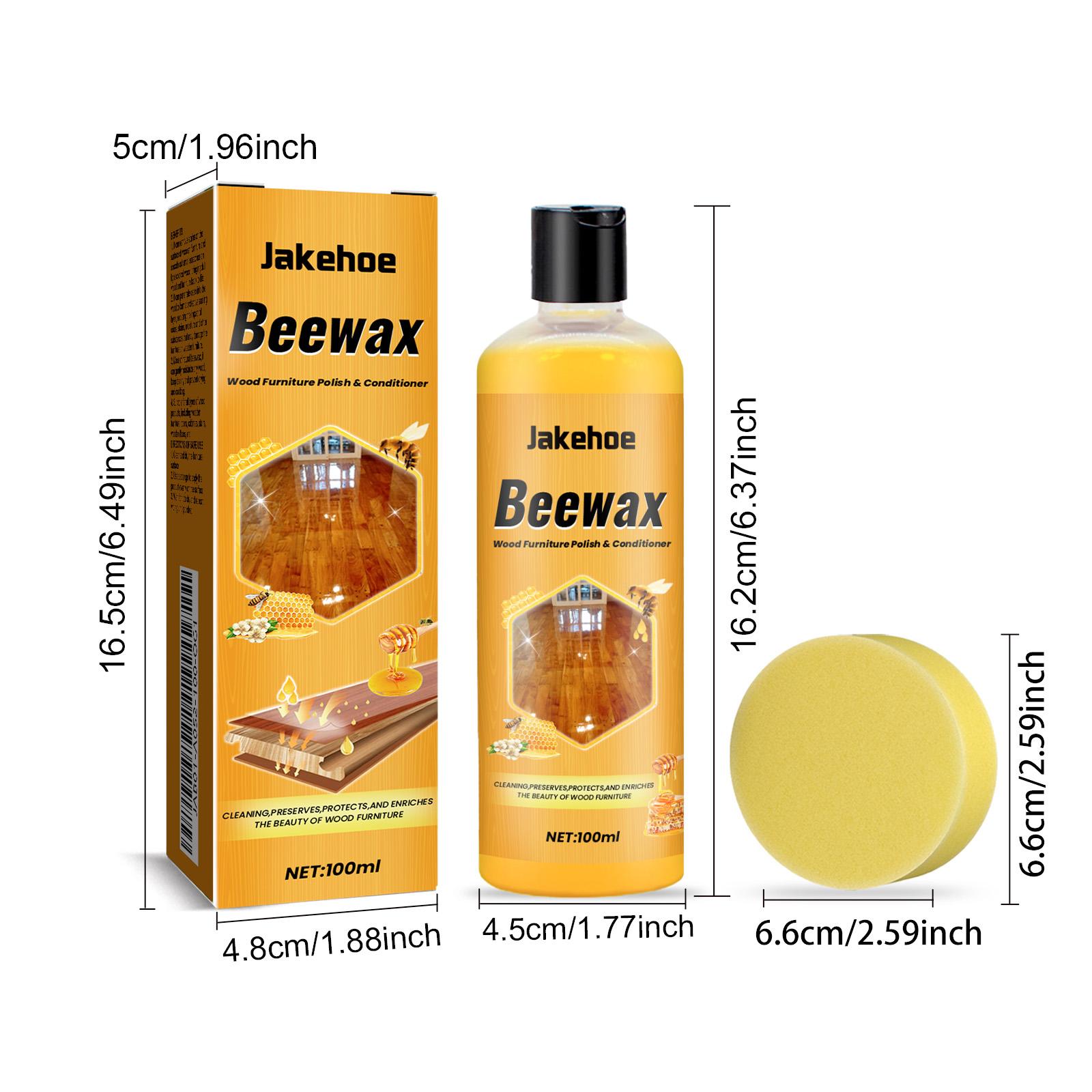 

Bees Wax Furniture Polish And Cleaner Agent 100ml Natural Bees Waxing Furniture Polish Long Lasting 1set