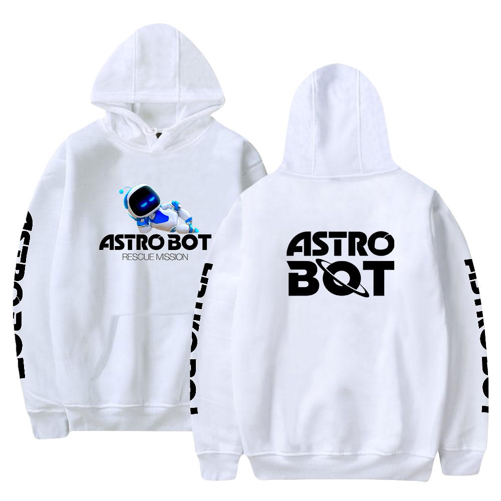Mens Womens Hoodie Astro Bot Hoodies Streetwear Casual Printed Hooded Pullover Sweatshirts