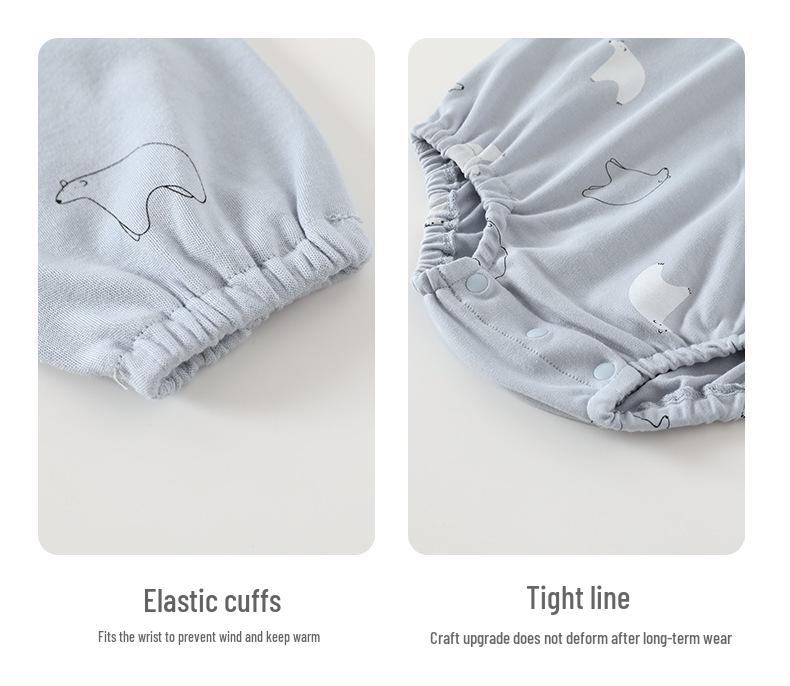 Neugeborenen Modal Baumwolle Baby Body - Frühling/Herbst Homewear & Klimaanzug