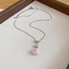 Super Fairy Diamond Dripping Oil Shell Necklace Summer Seaside Vacation Wind Collarbone Chain Sweet Versatile Design Neck Chain Women