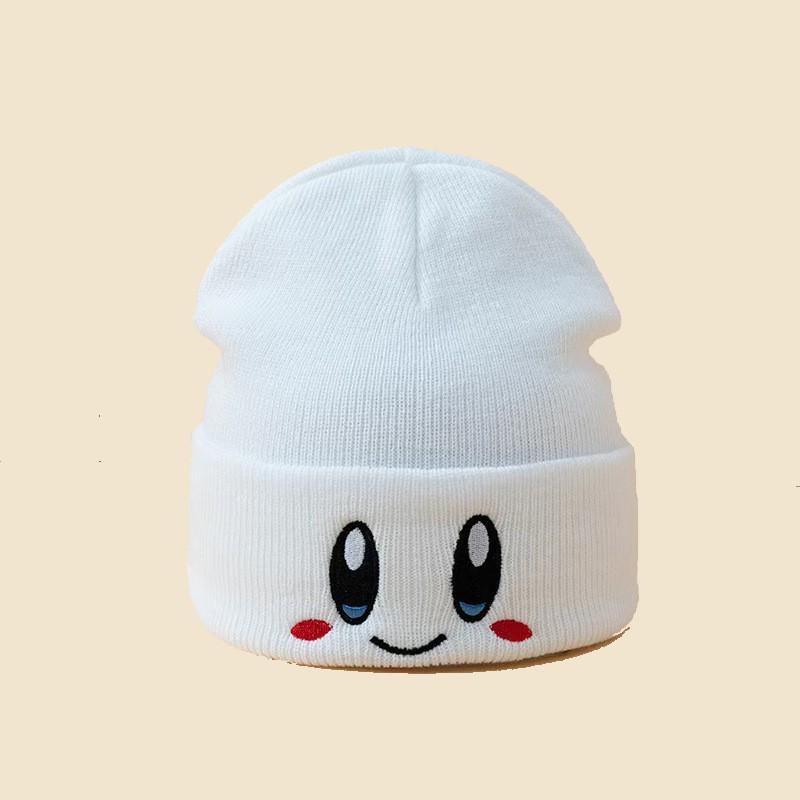 Entzückende pinke Kirby-Stern-Strickmütze – Warme, vielseitige und stilvolle Wintermütze