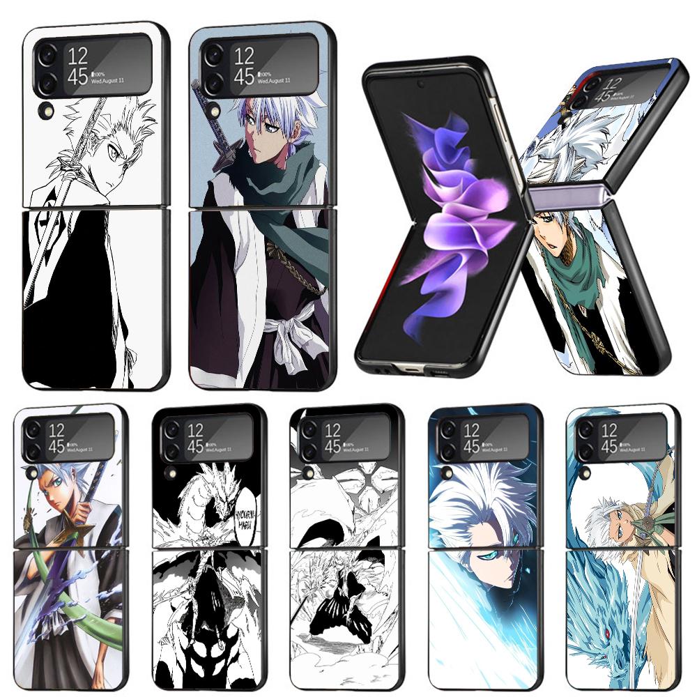 Bleach Hitsugaya Toushirou Phone Case For Samsung Galaxy Z Flip7 Flip6 5G Flip5 Flip4 Flip3 ZFlip 7 6 3 4 5 Shockproof Back Cove