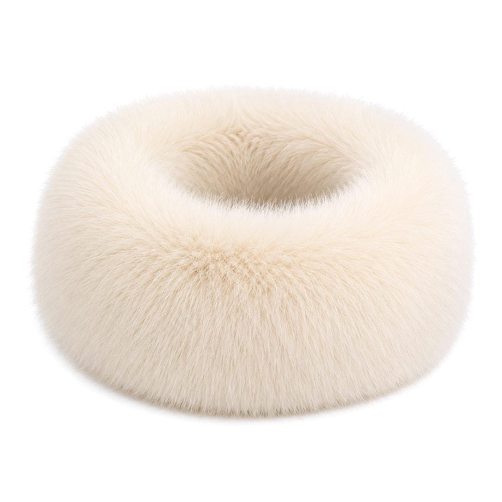 Soft Plush Texture Neck Scarf Solid Neck Wrap New Plush Neck Muffler Winter Accessory