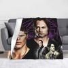 Sam Winchester Dean Winchester Castiel Blanket Cover Velvet Supernatural Movie Wings Thin Throw Blankets for Bedroom Sofa Quilt