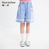 PawinPaw Girls' Cartoon Bear Denim Shorts