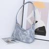 Ins Style Casual and Fashionable Single Shoulder Solid Color Crossbody Bag, Soft Leather Lazy Style, Large Capacity Tote Bag