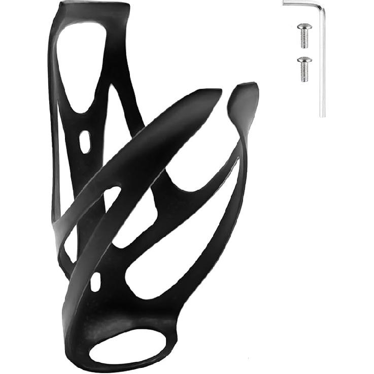 Carbon Fiber Water Bottle Cages 18g Lightweight Bicycle Water Bottle Holder Bike Cages Brackets Road Bike MTB Bicycle Path Water Cycling Parts style-2 Matt 1pcs