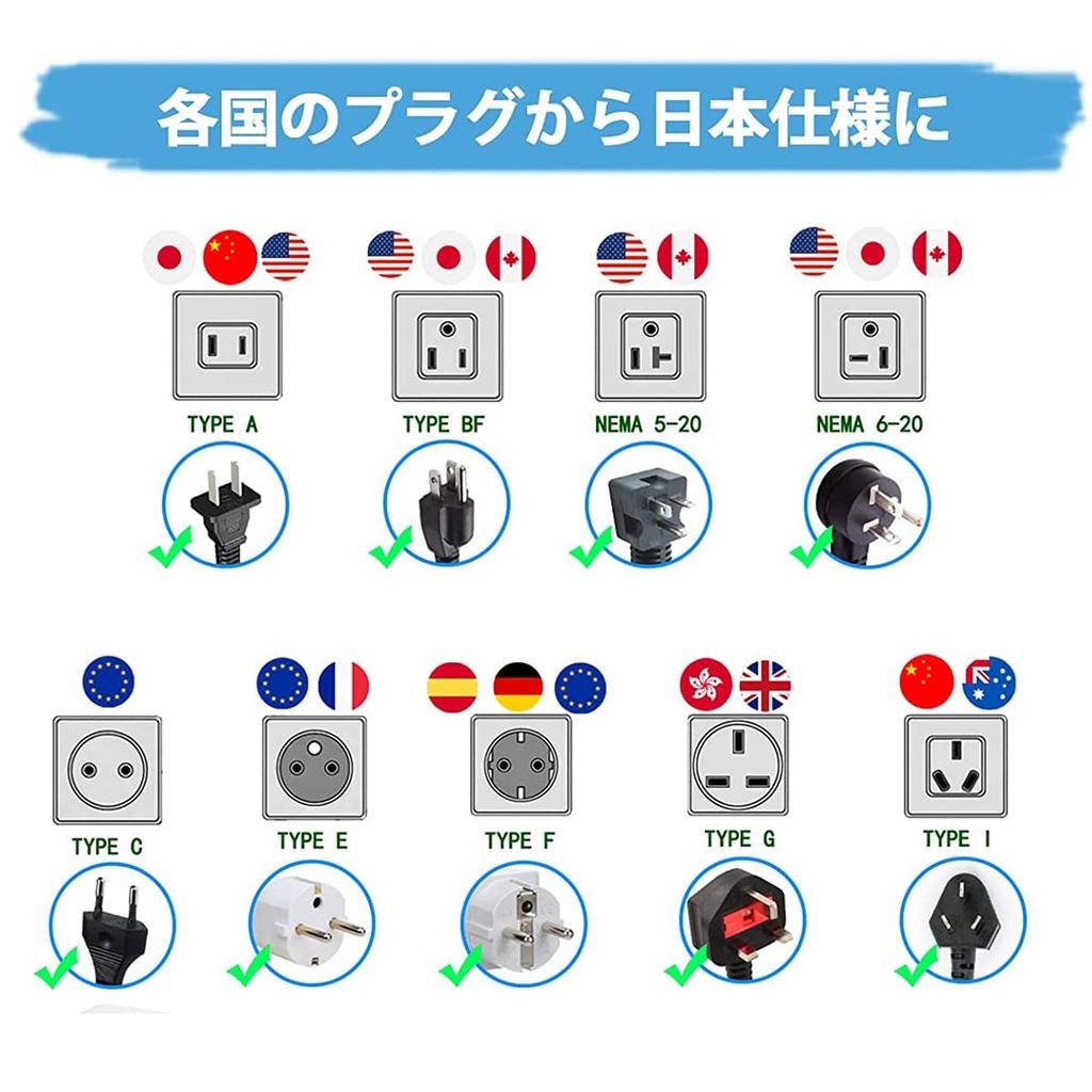 AMZTOP Generický konverzní adaptér Pro použití v zahraničí Produkty v Japonsku a Číně Cestovní konverzní zástrčka Typ napájecího zdroje Konverzní zástrčka Pro použití doma