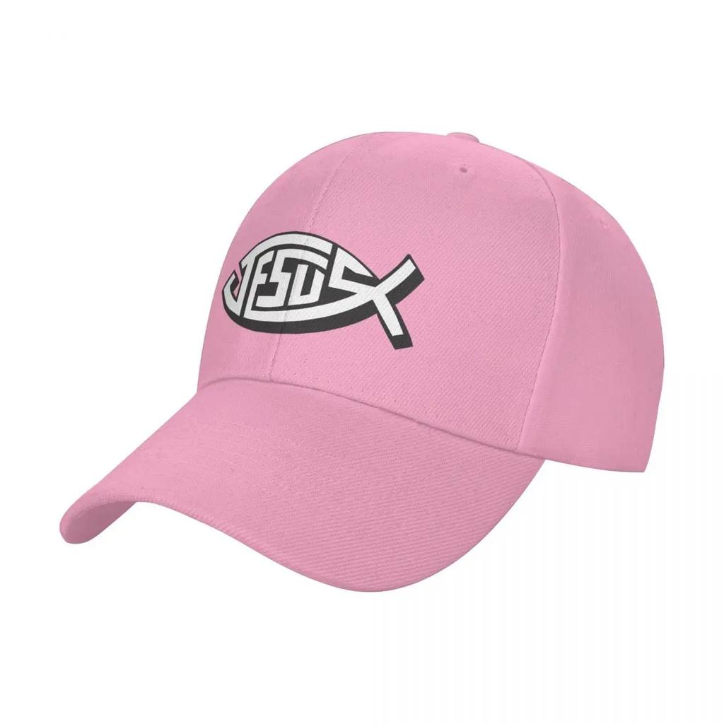 Jesus Fish Baseball Cap men's big size hat beach hat Streetwear Caps Women Men's