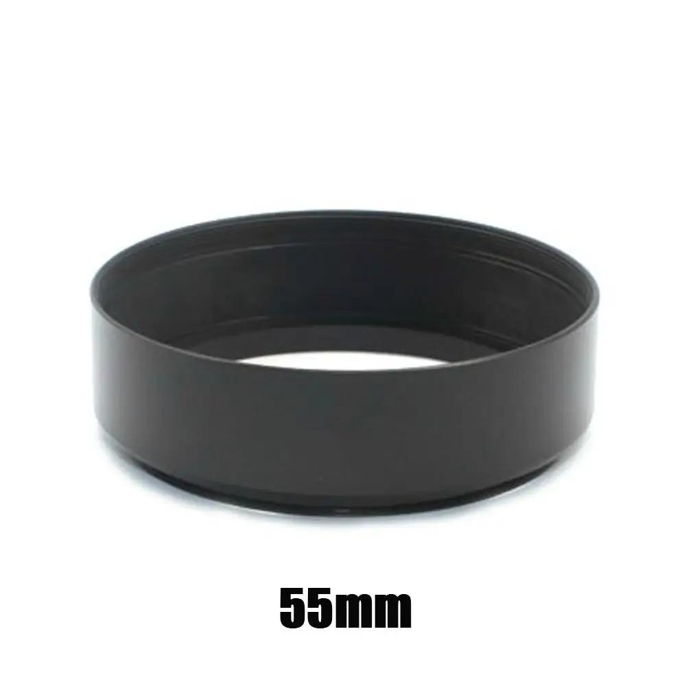 40.5/43/46/49/52/55/58/62/67/72mm Metal LENS HOOD for Canon for Nikon Camera Accessories Universal Sunshade