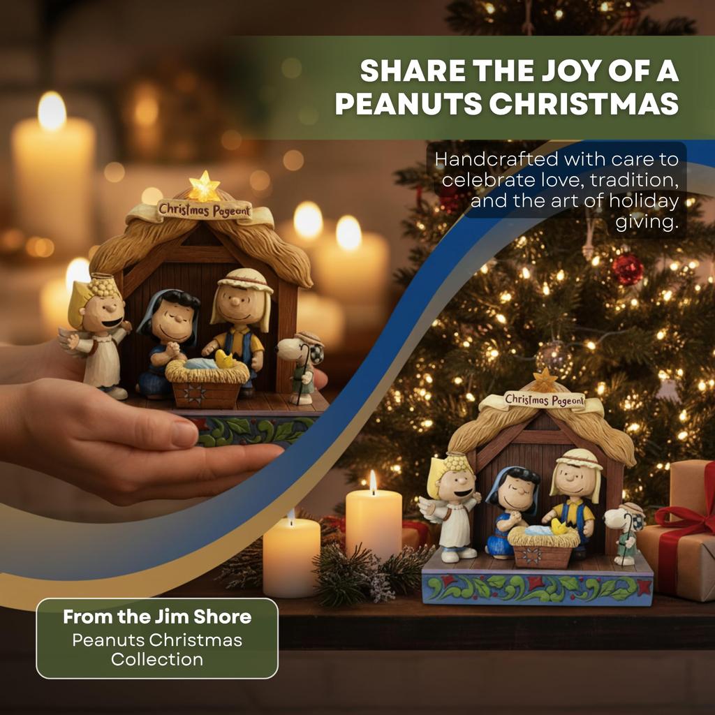 JIM SHORE Peanuts Christmas Pageant 6015026 <Christmas>