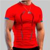 Summer Men's T-Shirt for Fitness Training Breathable Short-Sleeved Quick-Dry Sportswear Stylish Athletic T-Shirt