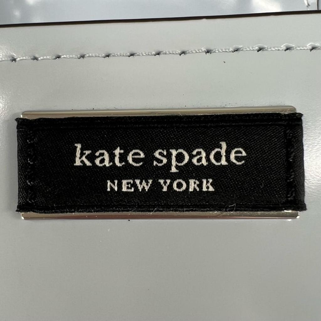 Kate Spade Sam Icon Shoulder Bag Handbag Leather Light Blue Women KB1630084 Used