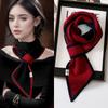 Estilo coreano feminino lenço de lã de malha primavera outono cruz curto xadrez tiras cachecóis inverno pescoço capa cachecol all-match colar cachecol