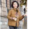 Mom's winter down cotton-padded clothes, new middle-aged and old women's clothing, winter down short cotton-padded jacket.