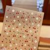 Sweet and cute cherry love nail art sticker Xiaohongshu makeup sticker simple 5d relief 3D nail sticker