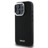 Hülle für iPhone 16 Pro DKNY Hardcase MagSafe Silbernes Logo