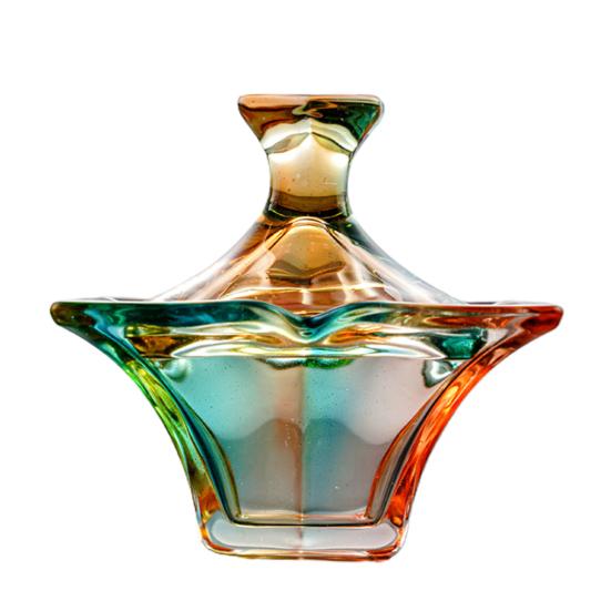 Fashionable Nail Art Cup Strong Wear-Resistant Compact Clear Powder Dappen Dish