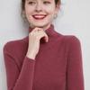 High Collar Sweater Women Solid Fit Knitted Undercoat 2022 New Autumn and Winter Casual Solid Short Long Sleeve Sweater Pullover