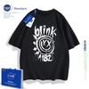 Camiseta Rock 'n' Roll Blink-182 T-shirt Estilo Streetwear America Style Summer Round Neck Cotton Tee Fast Delivery