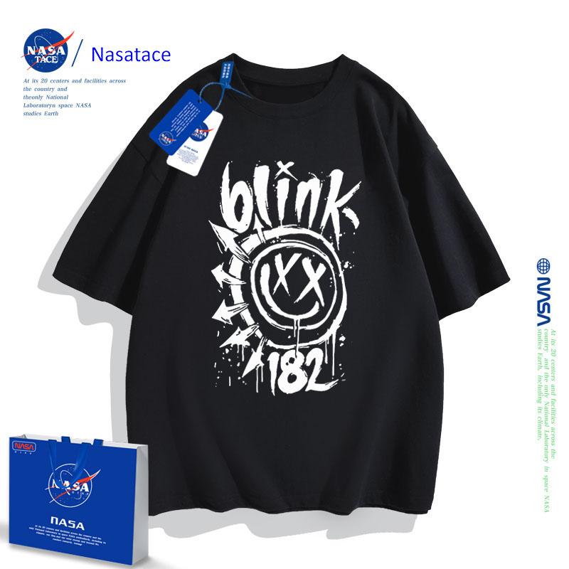 

Футболка Rock n Roll Blink-182 Футболка Стиль Уличной Моды Американский Стиль Летняя Футболка из Хлопка с Круглым Вырезом Быстрая Доставка 4XL