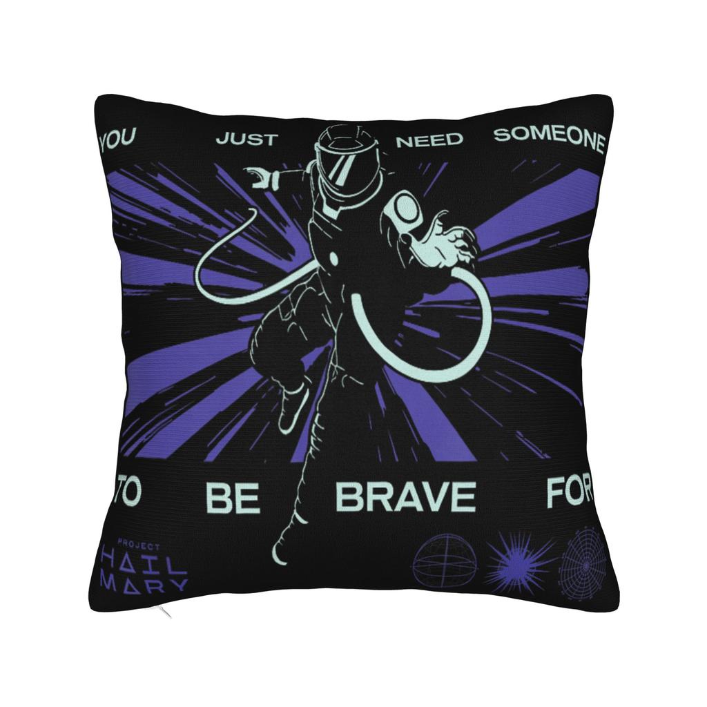 Project Hail Mary Rocky AMAZE Pillow Cover Cute Funny Pillow Case For Sofa Couch Bed Living Room Comfy Cushion Cover Gift